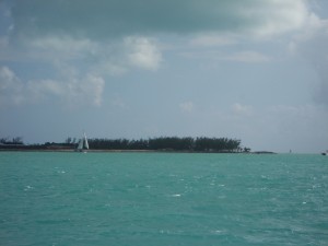 A view of Fort Zach from the harbor.