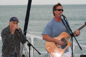 Singers Taylor & KD Moore perform on Commotion on the Ocean in Key West