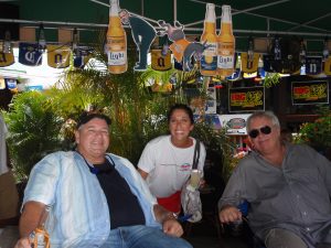 Fury Girl with Paul & Young Ron at the party in Key West