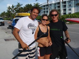 Competitors before the Annual Key West Paddleboard Classic starts