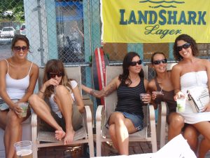 Fury Girls at Goombay Key West: Kristy, Monika, Kayla, Becky and Shayne