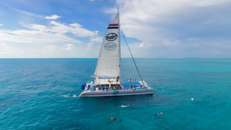 Fury Catamaran on a snorkeling trip in Key West