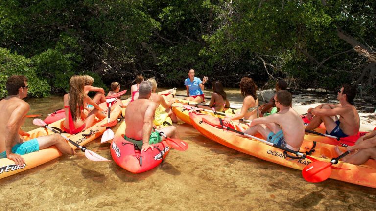 Image of people on a kayak tour in Key West