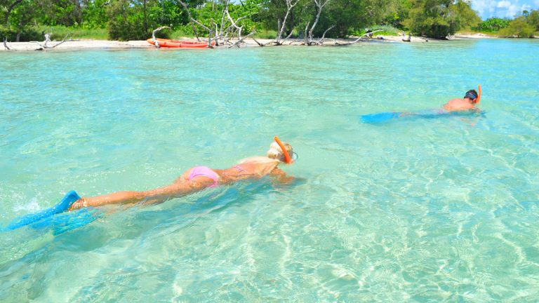 Image of couple snorkeling in Key West