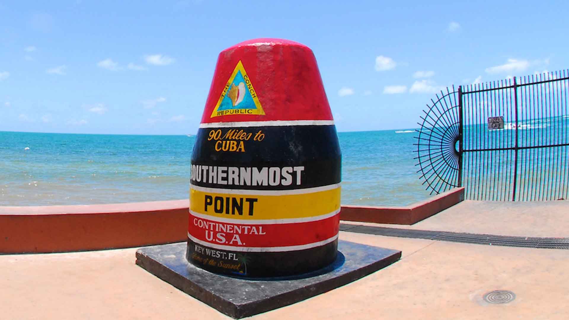 Image of the southern most point.