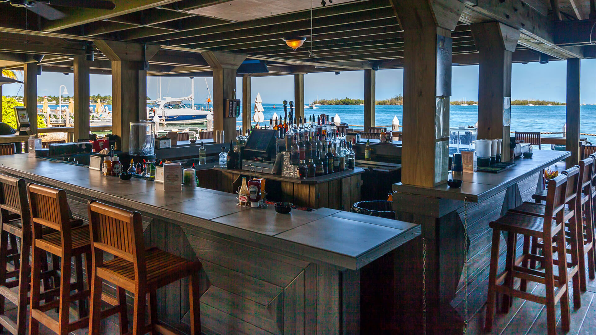 Sunset Tiki Bar at the Galleon Resort