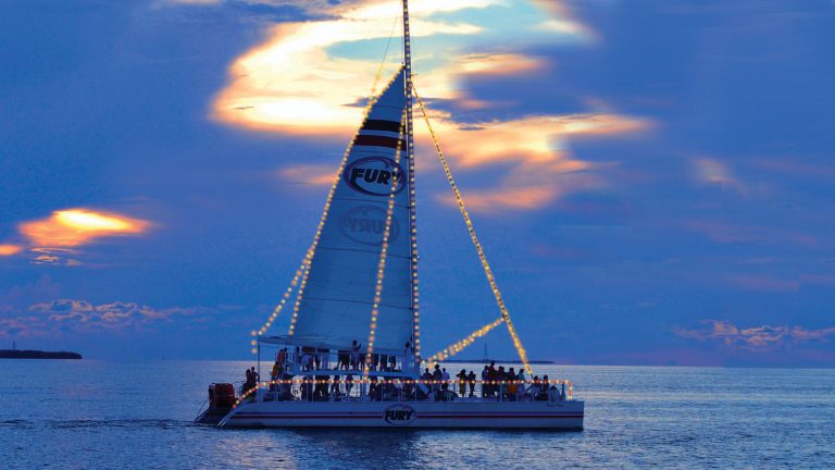 Fury lighted boat parade in Key West in December